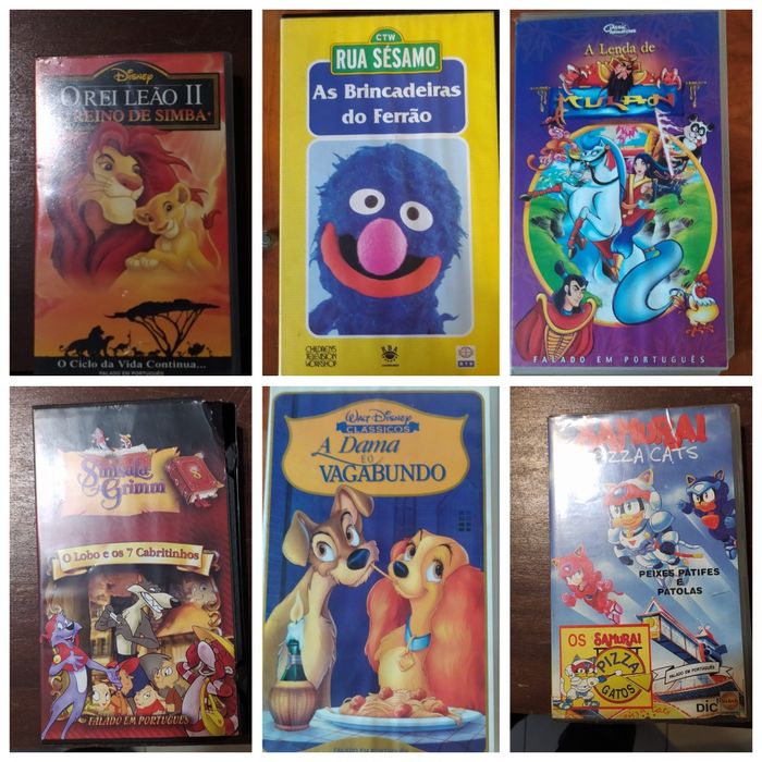 Cassetes VHS Filmes