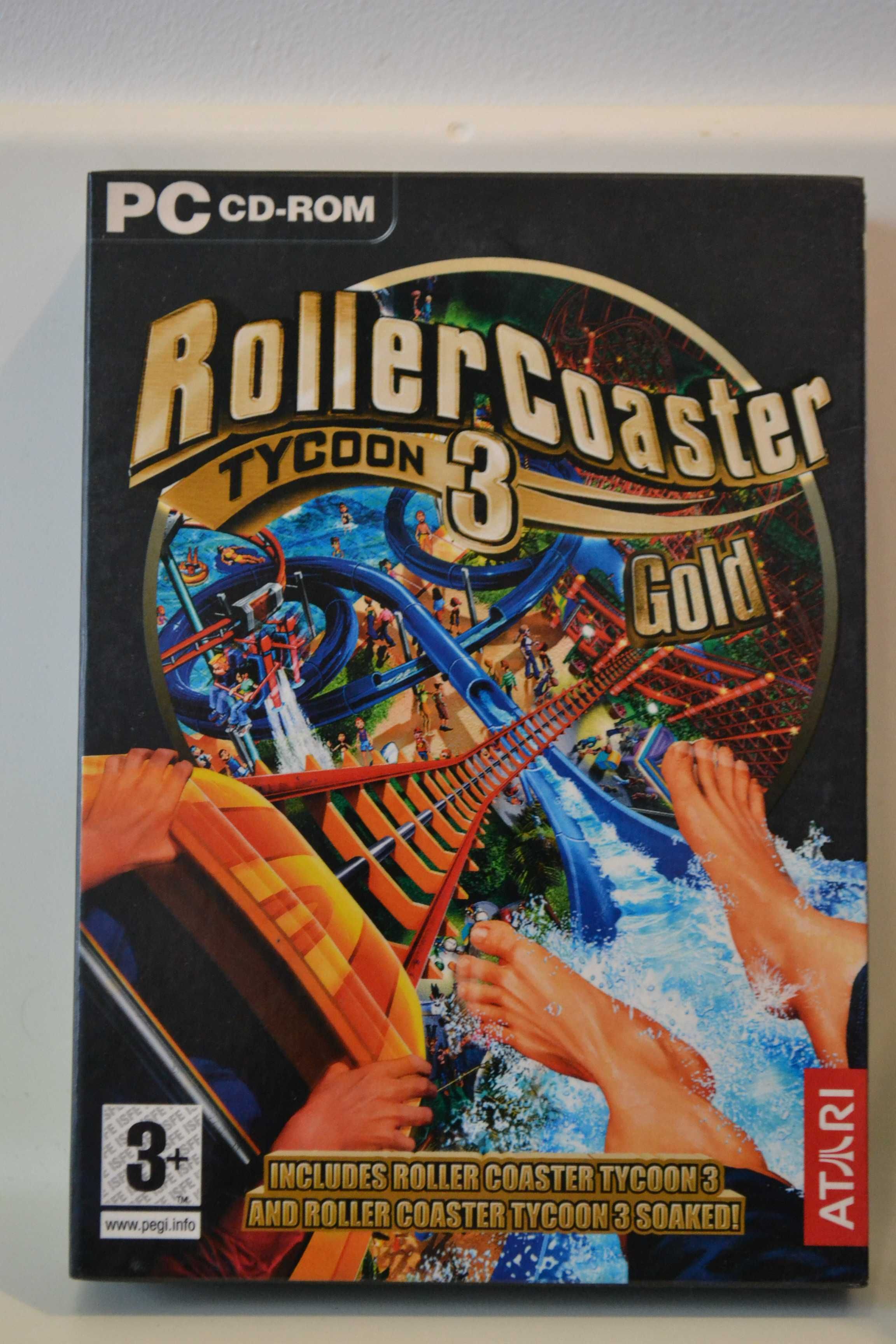 RollerCoaster  Tycoon 3 Gold  PC