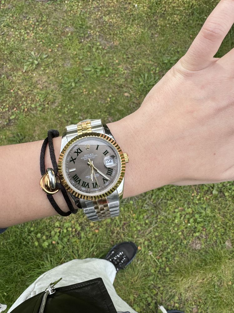 Rolex Datejust 904l Stainless, zegarek pod reka