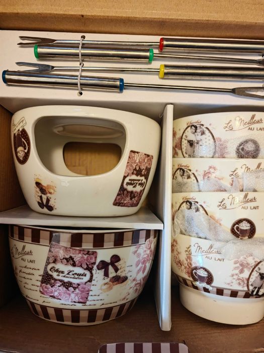 kit fondue chocolate