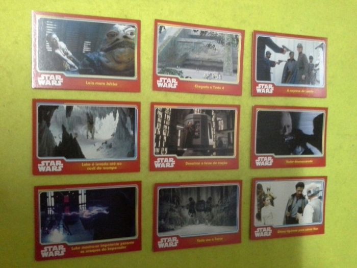 160 cartas STAR WARS