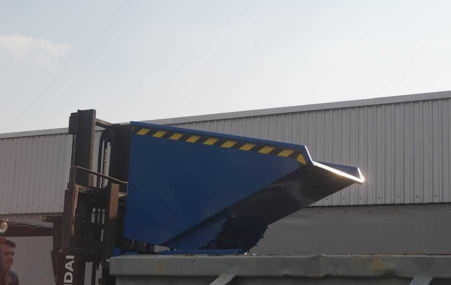 Samowyładowczy kontener NTK HD 300l.Koleba, pojemnik metalowy