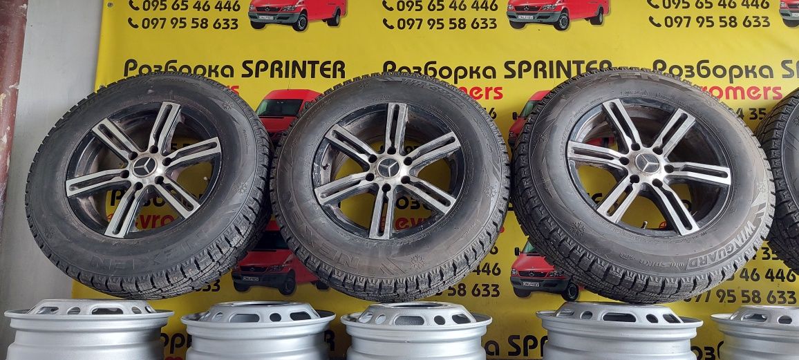 резина дельфін 225 75 r17 mercedes Sprinter w907 w906 Crafter Man