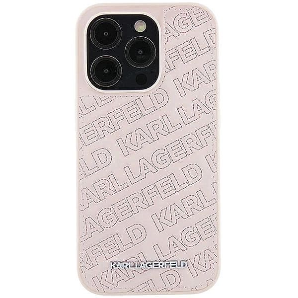 Etui Karl Lagerfeld Quilted K Pattern na iPhone 15 Plus / 14 Plus - ró