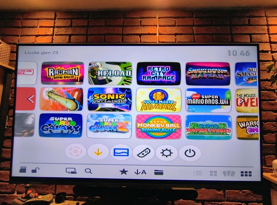 Nintendo Wii BOX przerobiona dysk 128GB zestaw