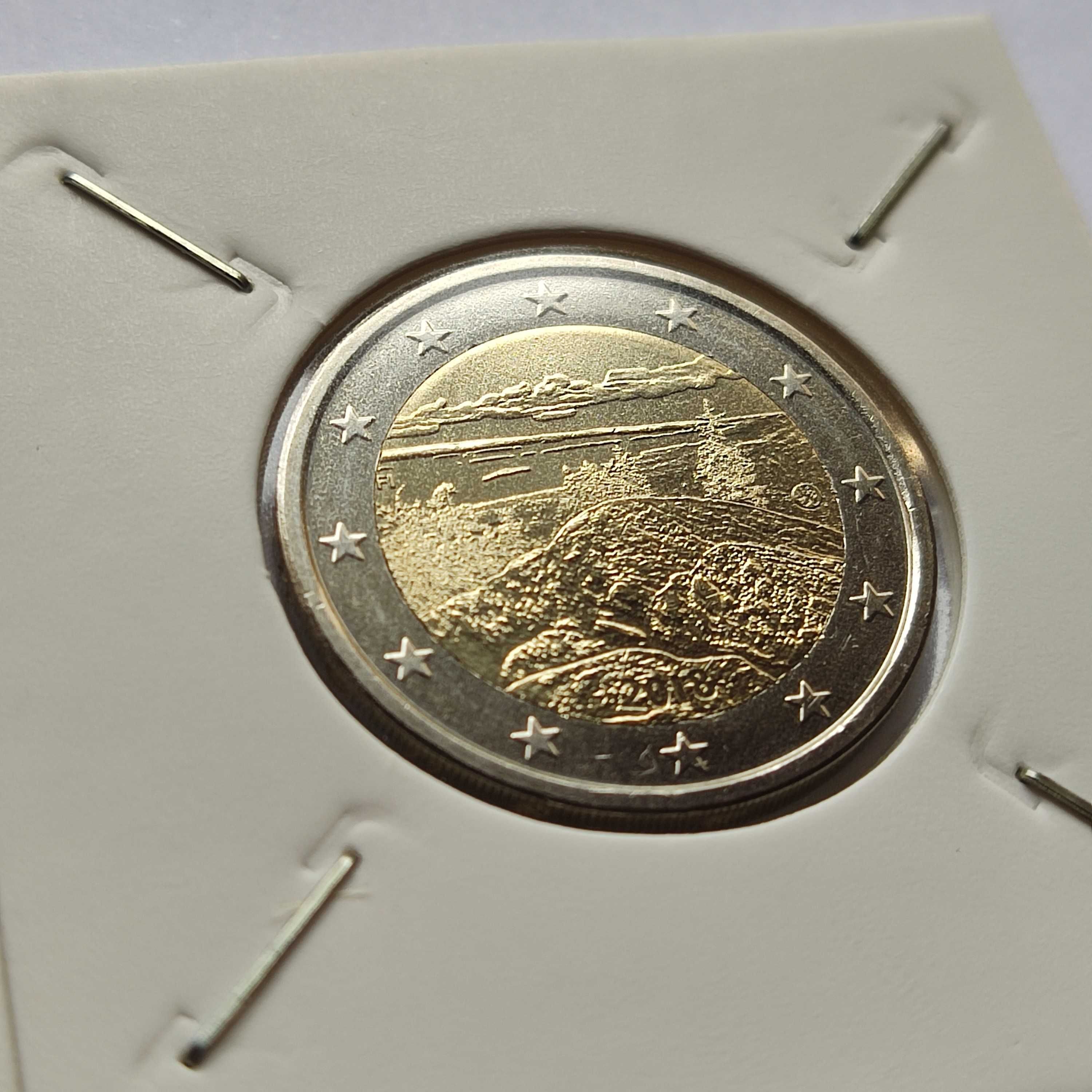 2 Euros Comemorativa Finlândia 2018 "Parque Nacional Koli" BELA