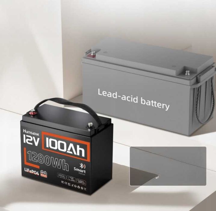АКУМУЛЯТОР LiFePO4 12V 100Ah 10,5 кг BT (всі деталі та умови в описі)