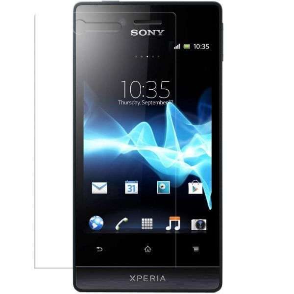 L012 5x Película Protetora de Ecrã Sony Xperia Miro ST23i Novo! ^A