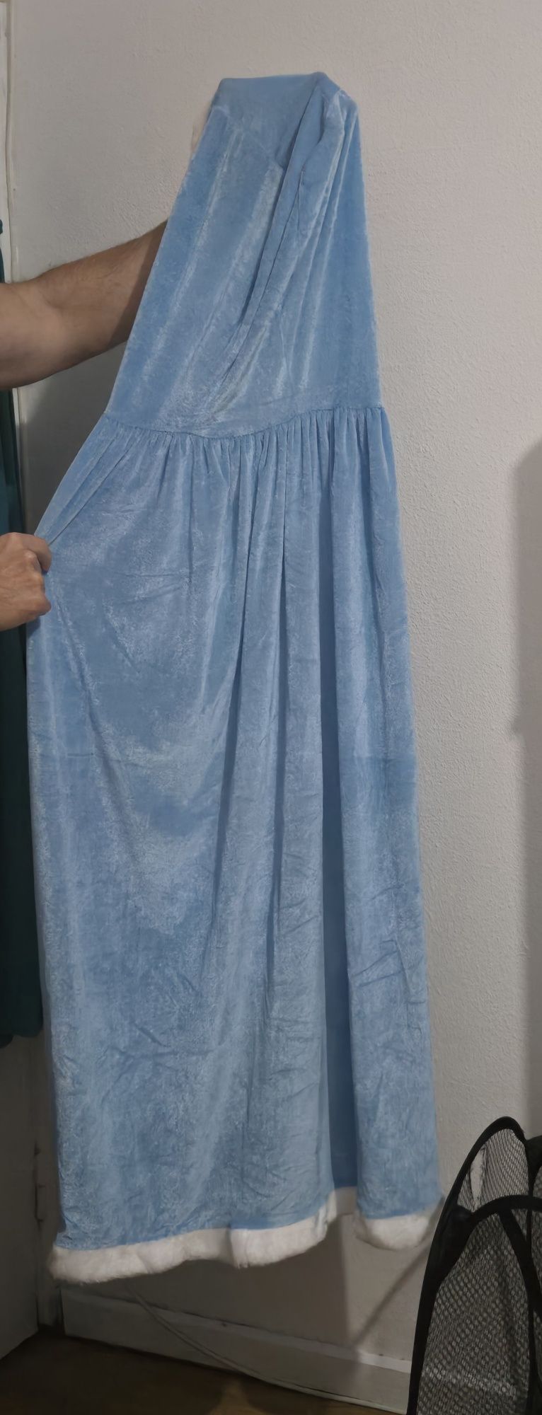 Capa de princesa azul