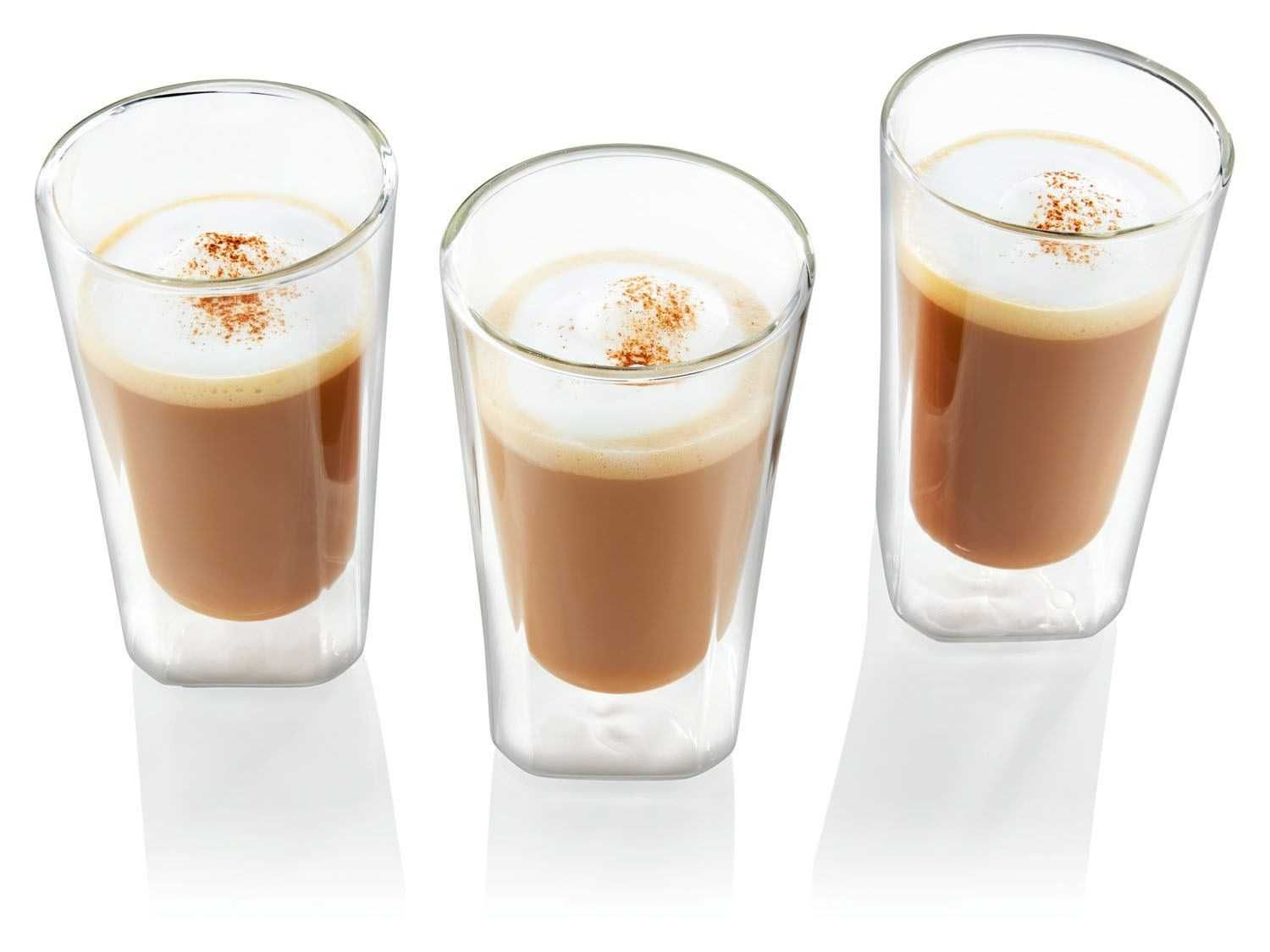 Komplet 3 szklanek termicznych do kawy Cappuccino Ernesto 330 ml