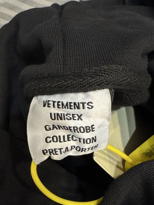 Худи vetments black