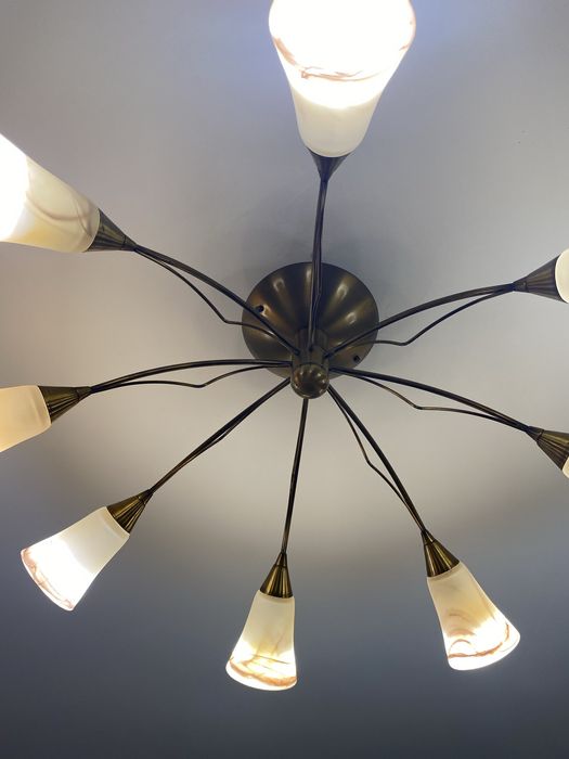 Люстра с двойным подключением | Отличное состояние | Торг