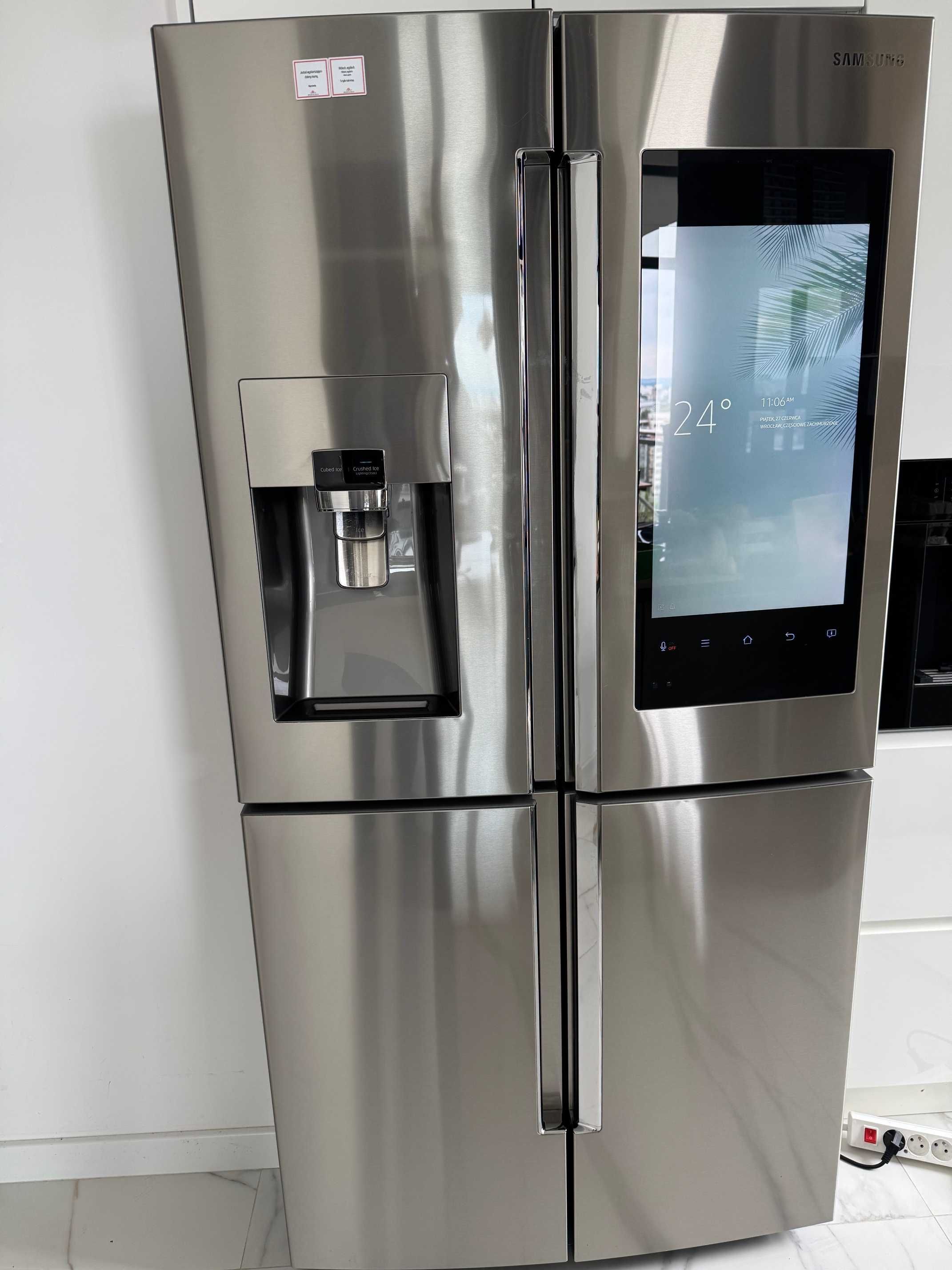 Samsung Family Hub RF56M9540SR Side by Side Srebrna