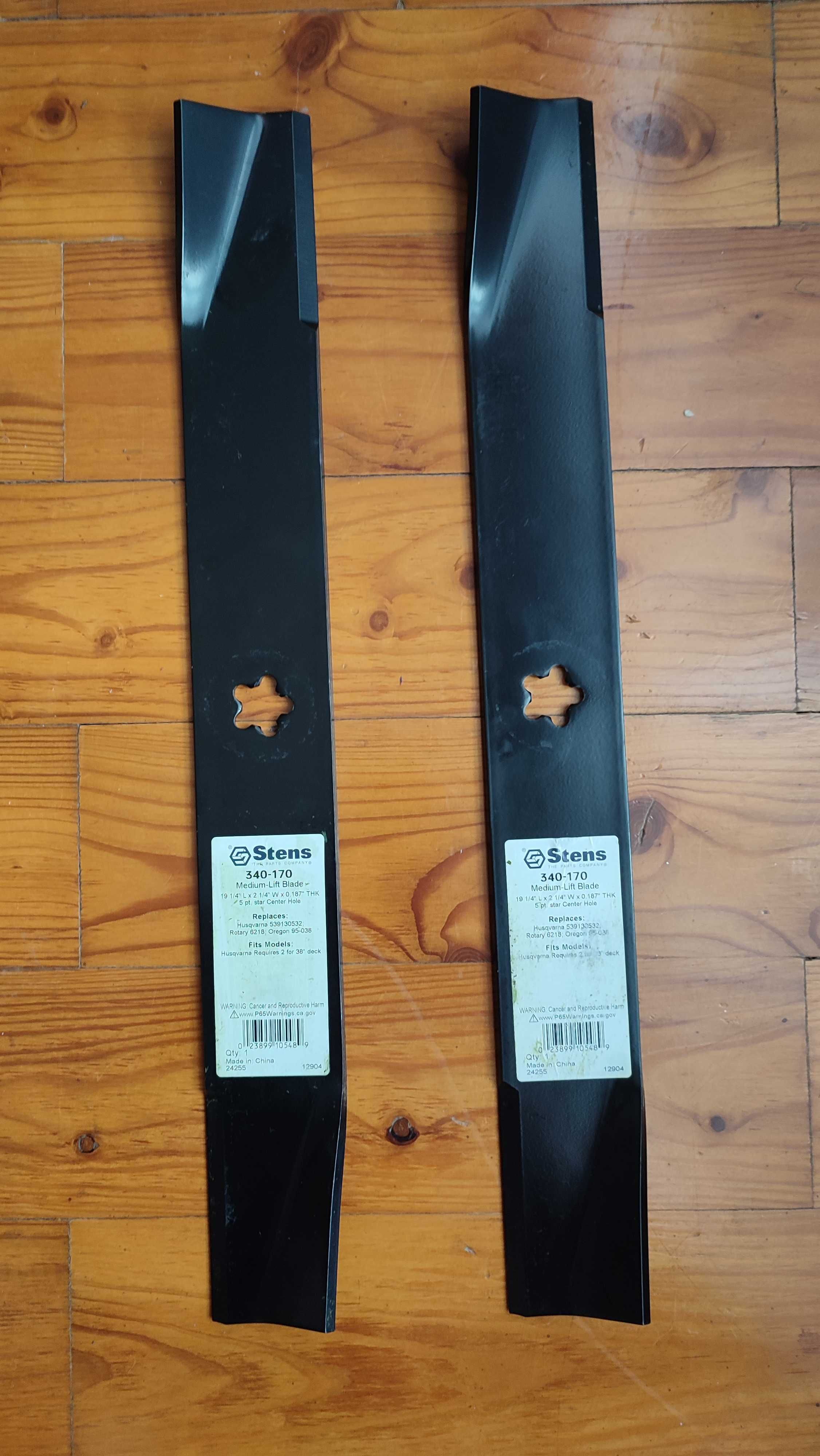 Nóż do kosiarki 485 mm z otworem centralnym 5 mm, AYP