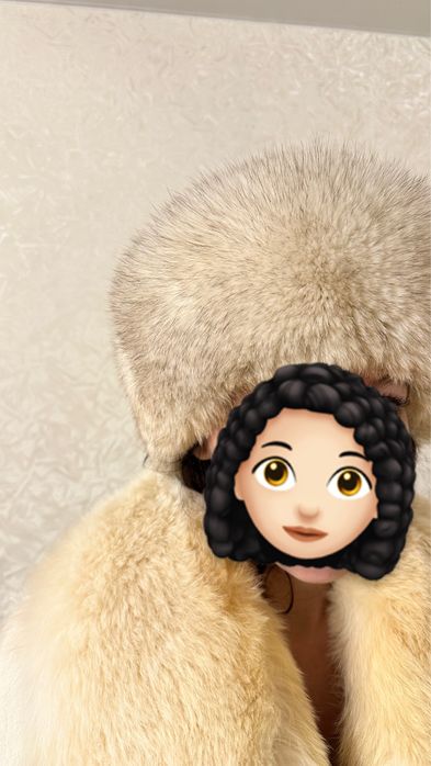 Шуба з песца жіноча