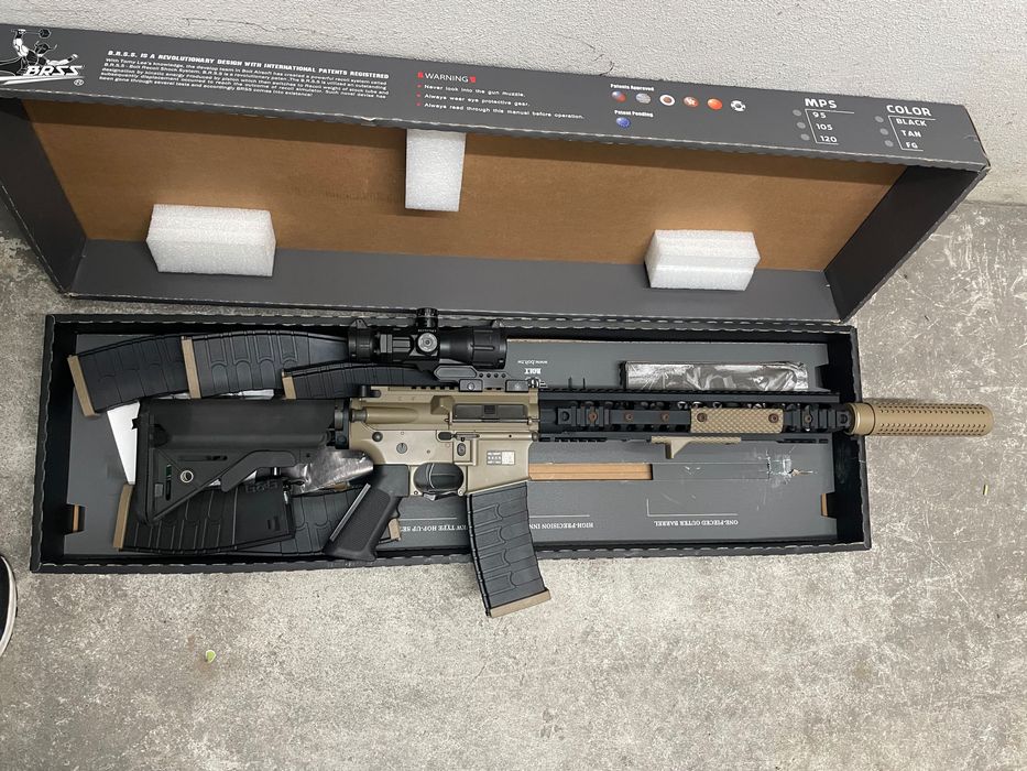 Bolt SR16 (B.R.S.S.) elétrica gatilho eletronico blowback Airsoft