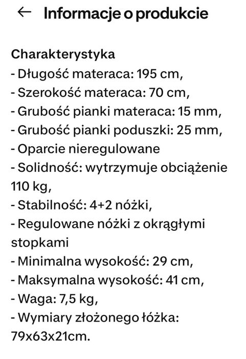 Łóżko karpiowe Caperlan