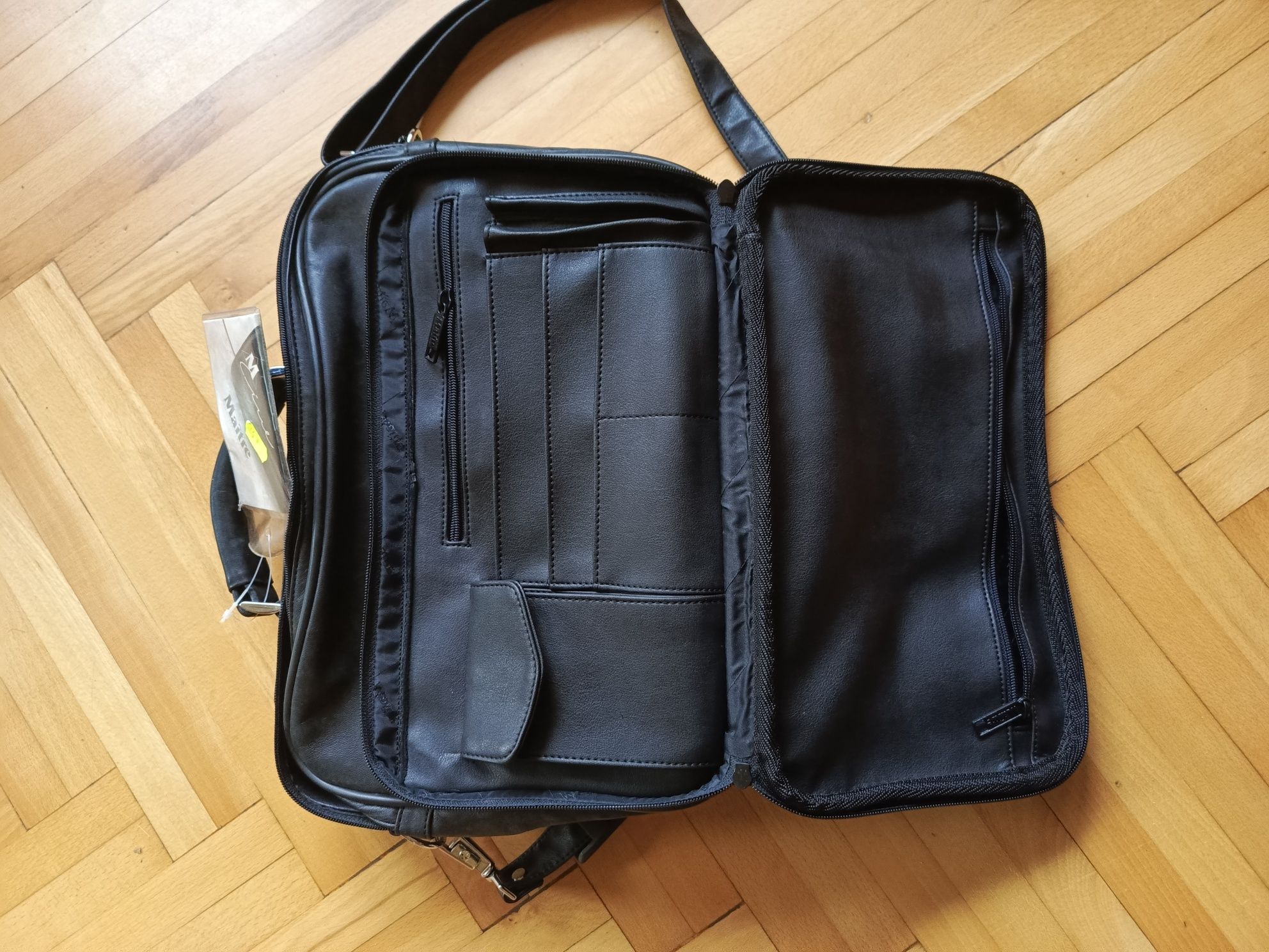 Skórzana torba na laptopa