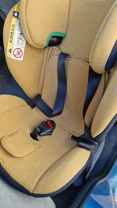 Cadeira Auto I-Size 40-150cm Sanna Ibelt cor mostarda