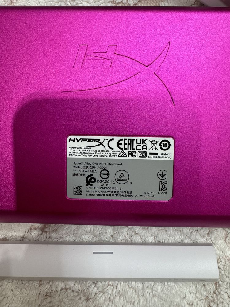 HyperX Alloy Origins 60 keybord