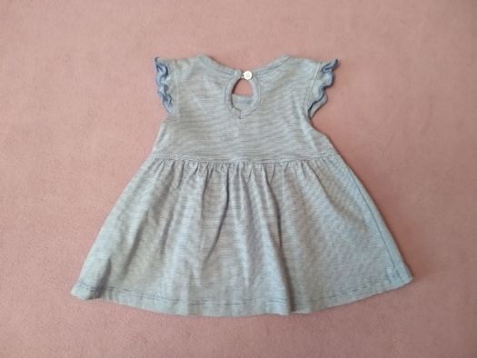 Primark платье на девочку с зайками, 0-3 месяца, 62 см