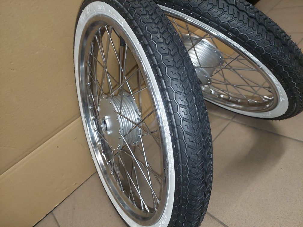 Nowe kola kpl romet ogar 200/205 r17" Retro opony