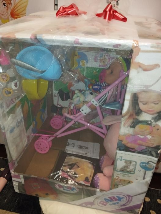 Пупс беби Борн девочка 43 см оригинал в наборе