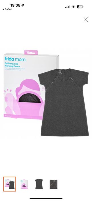 Koszula poporodowa do karmienia Frida Mom - NOWA