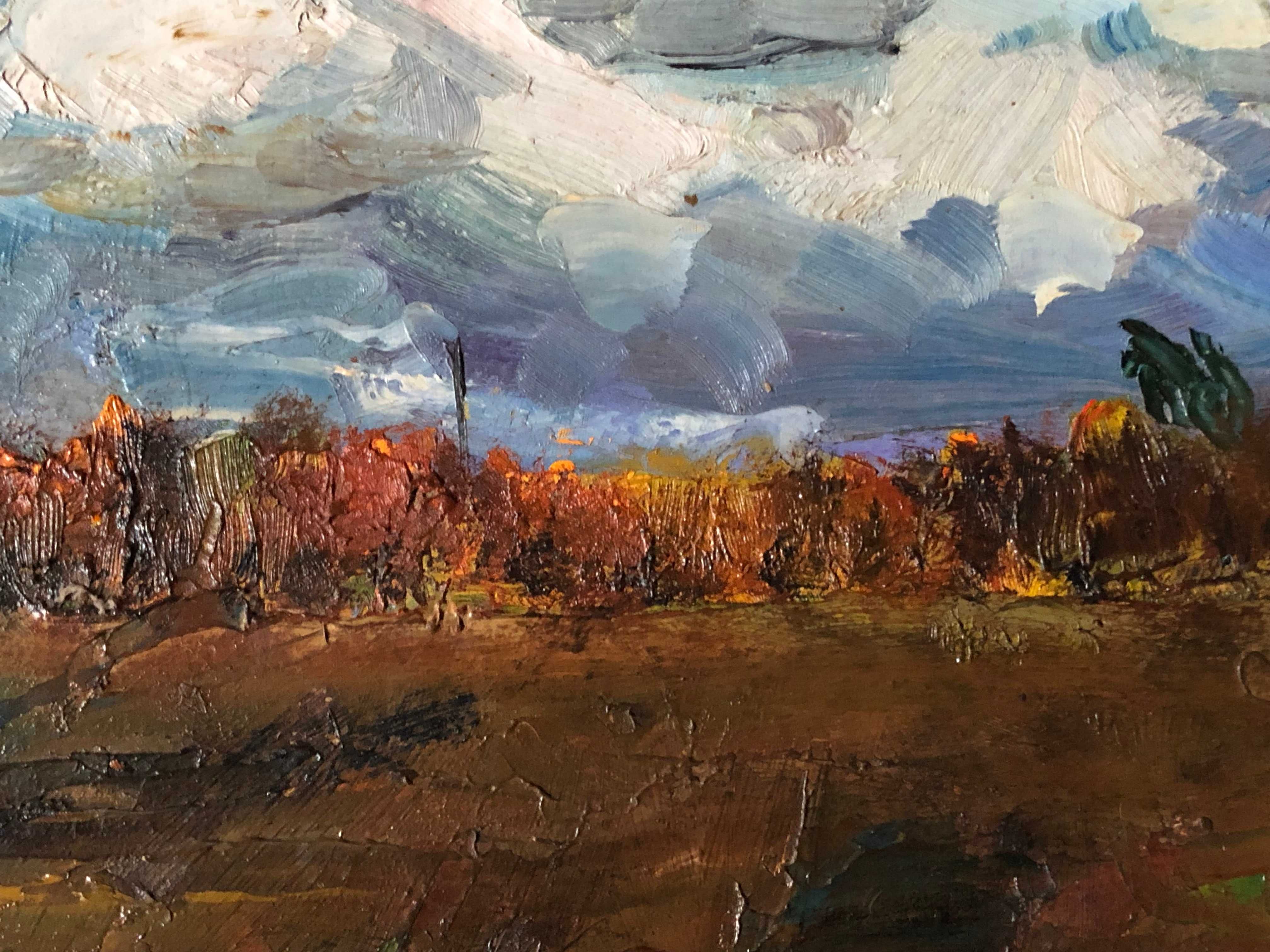 Облака 1974г Художник Кармазь Николай Афанасьевич (1927г.р.) Запорожье