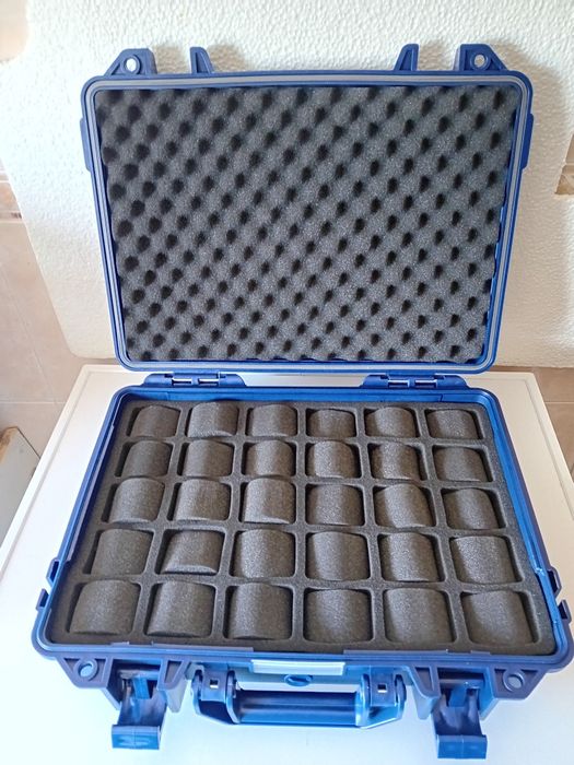 Mala Anti Choque 30 Relógios Omega Citizen Rolex  Hamilton Breitling