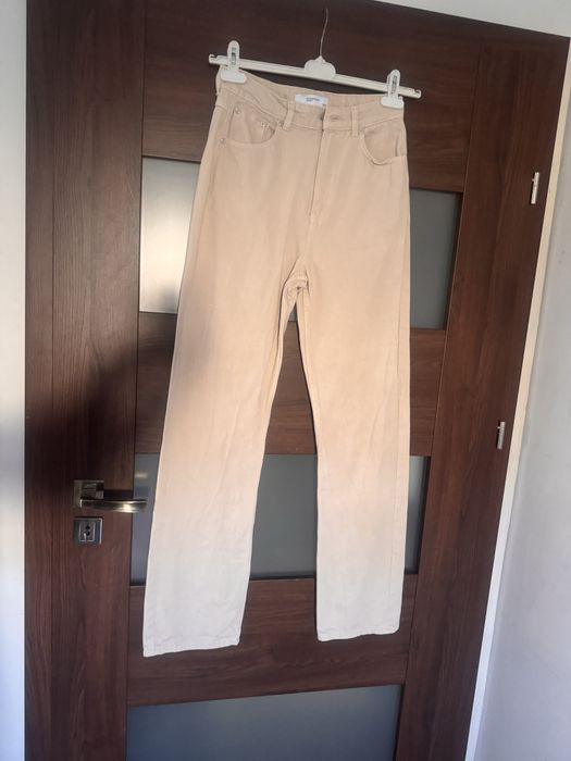 Nowe jeans wide leg, wysoki stan