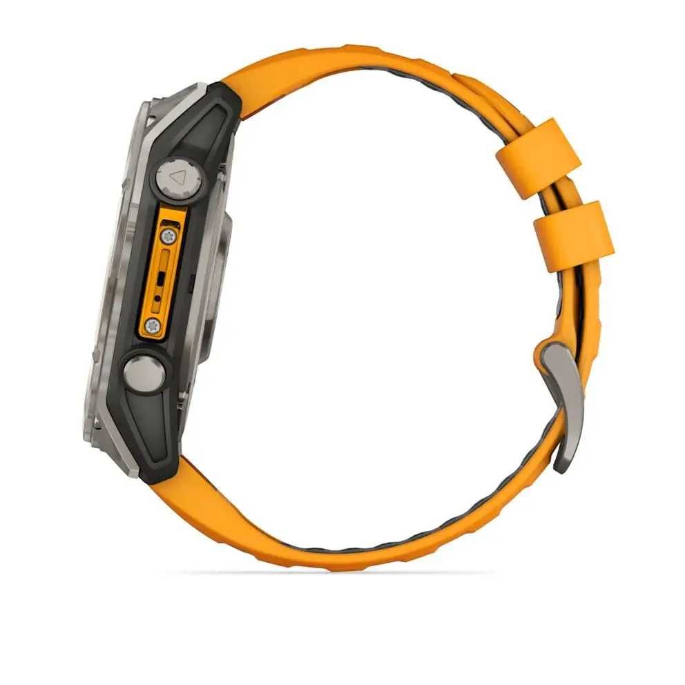 Garmin Fenix 8  51мм AMOLED Sapphire Titanium на силіконі 010-02905-11