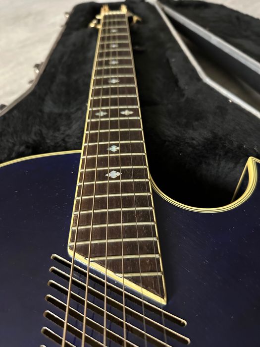 Washburn EA36 Robert Plant transparent blue