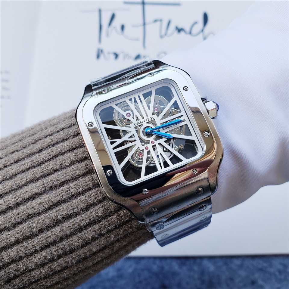 Męski zegarek Cartier Santos de Cartier Skeleton