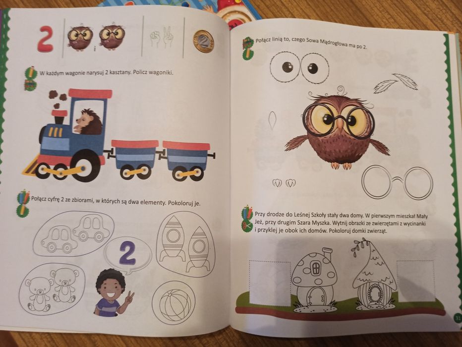 Matematyczne zabawy dla 6-7 latka wydawnictwo Olimp magiczny klucz