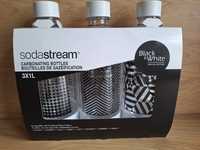 Butelki JET SodaStream Black & White - Special Edition -Trójpak- NOWE