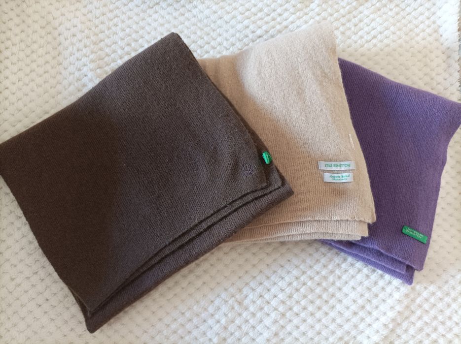 Conjunto 3 Cachecóis BENETTON