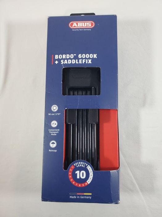 Zabezpieczenie rowerowe Abus Bordo 6000K/90