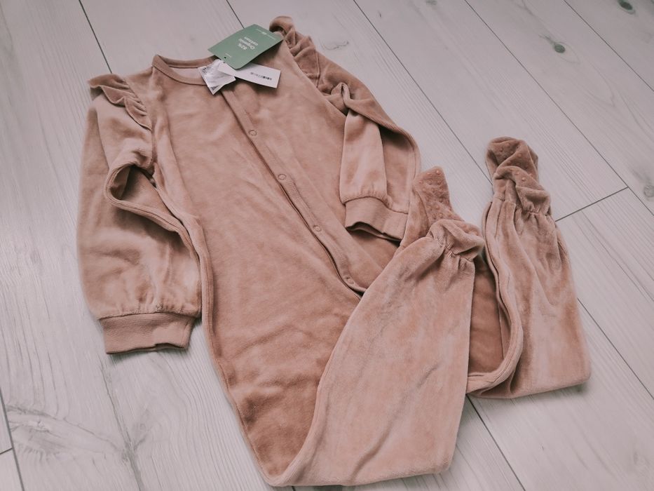 Nowy kombinezon body H&M pajacyk piżamka bawełna organiczna antypośliz