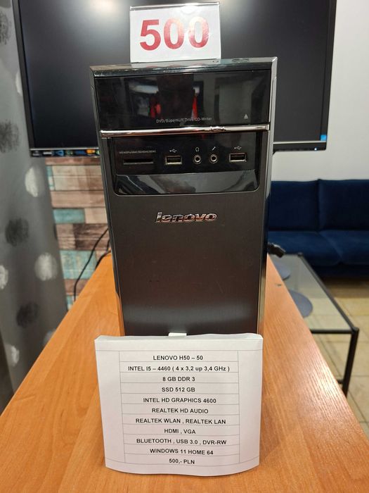 Komputer Intel I5 SSD Windows 11