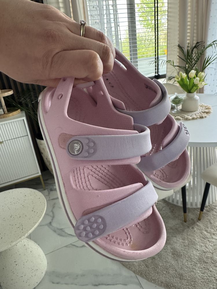 Crocsy dla dziewczynki 2 pary rozm 28