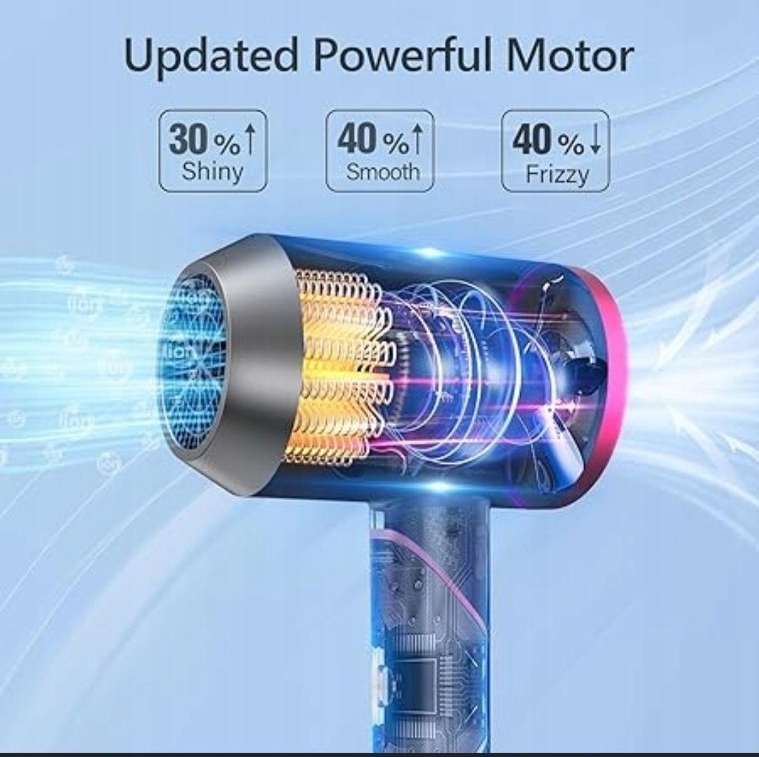 Suszarka do włosów z dyfuzorem Dewily hair dryer D089 jonizująca