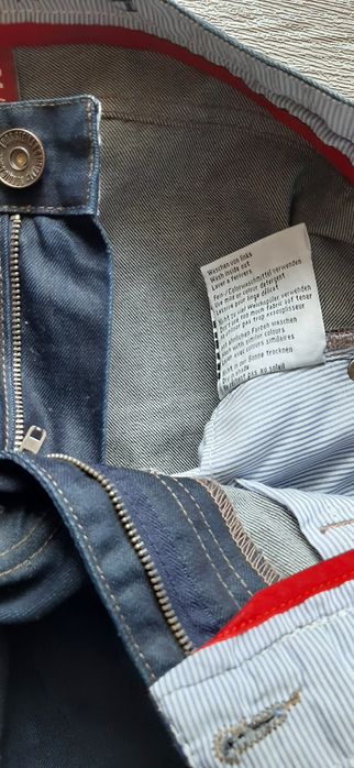 Thor Steinar spodnie jeansowe jeansy męskie proste granatowe M L 34/32