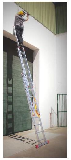 Escada Convertível Tripla 3 x 3.20 mts Profissional