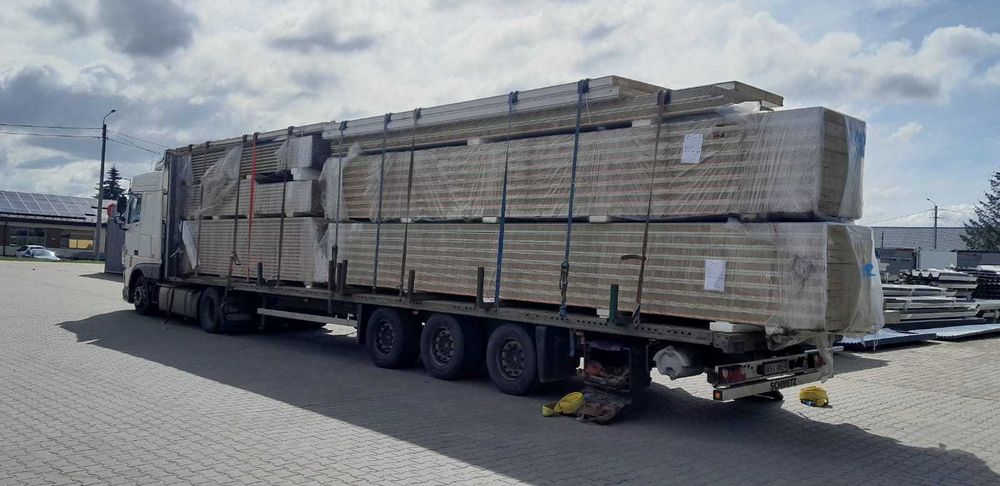 Płyta warstwowa 120mm WEŁNA P.POŻ II gat, NOWA biała/biała