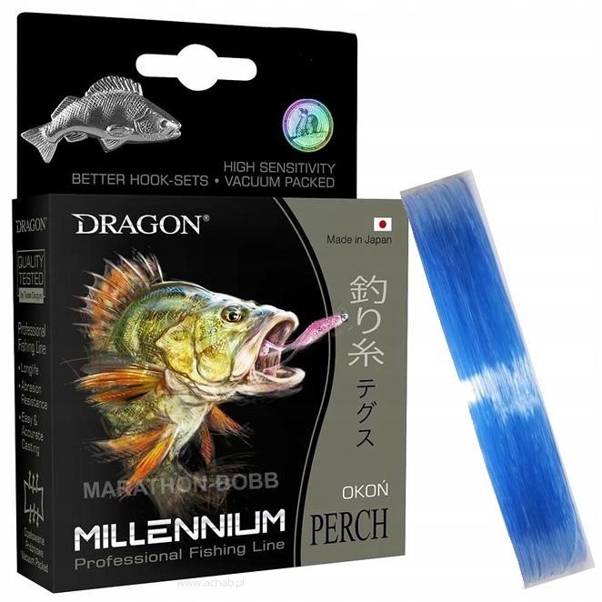 Żyłka Dragon Millennium Perch od 0,16 do 0,22mm 200M +Znaczek
