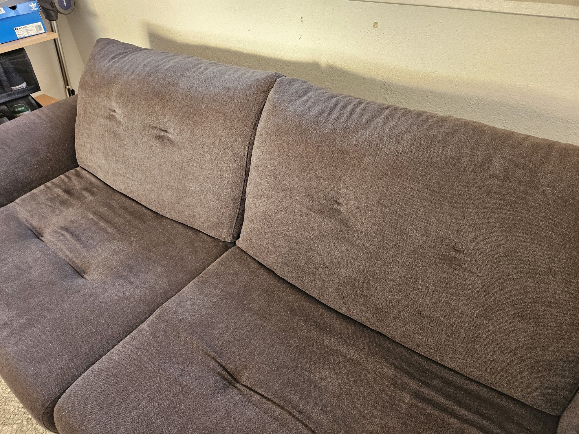 Sofa-cama cinzento