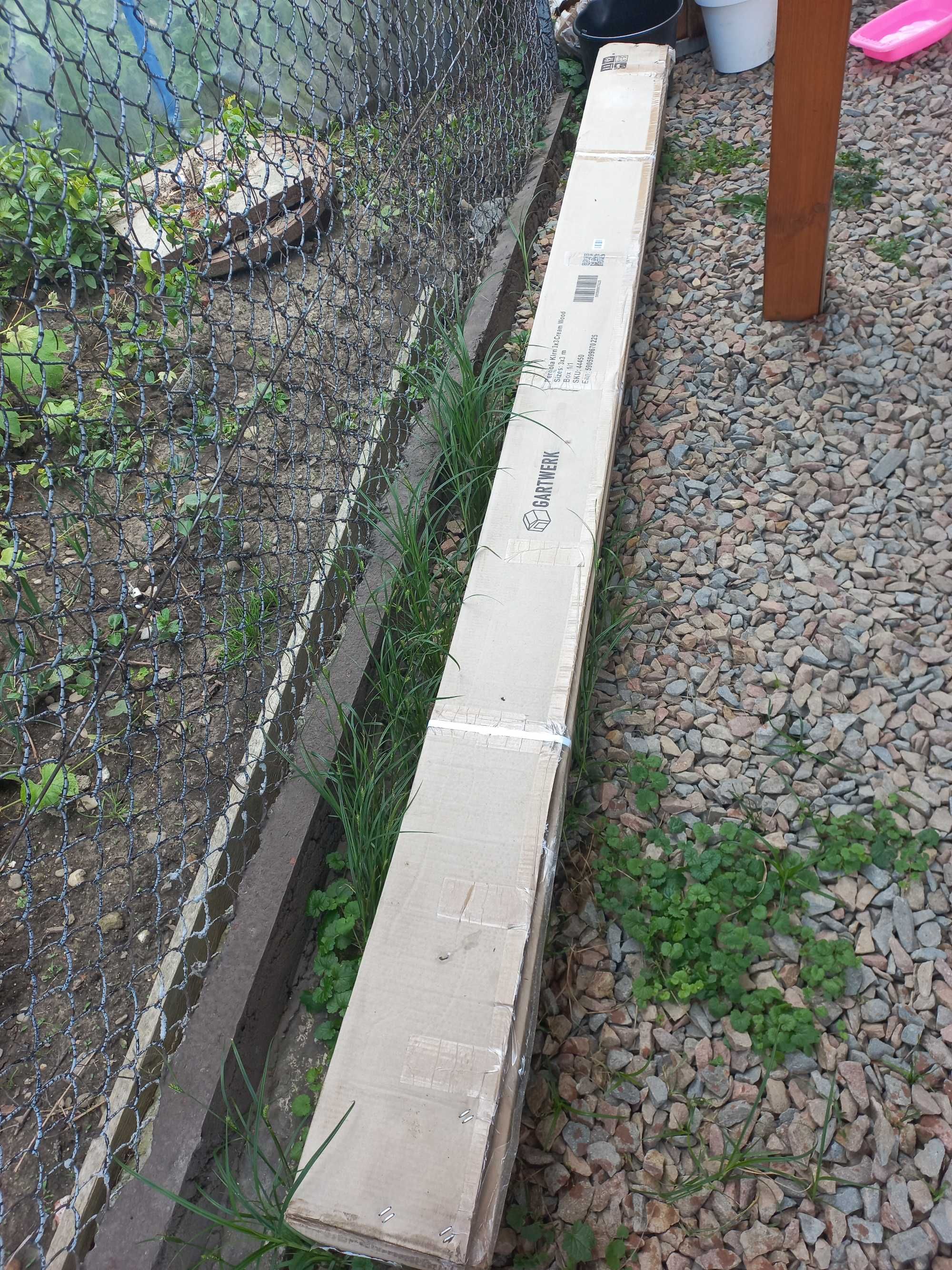 Zadaszenie na taras 3x3m Pergola ogrodowa Cream Wood wiata