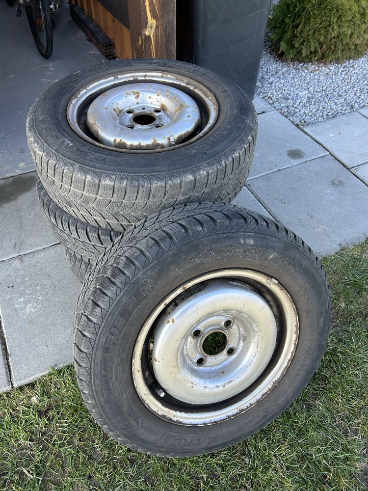 13 opony z felgami Volkswagen golf 2  II Felgi  Barum Polaris 2