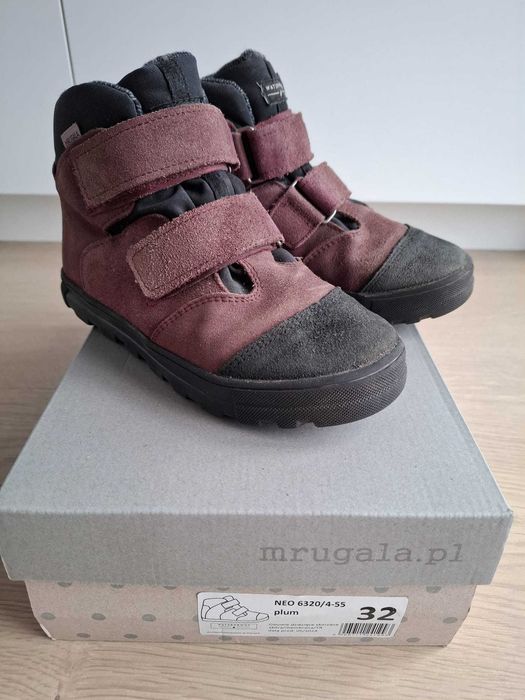 Trzewiki przejściowe Mrugała NEO 6320/4-55 PLUM Rozmiar 32